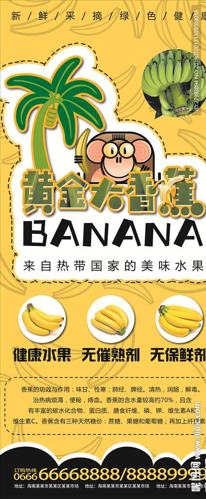 香蕉展架