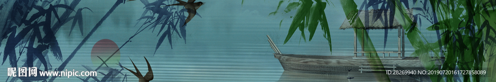 水墨山水 创意水墨山水 意境水