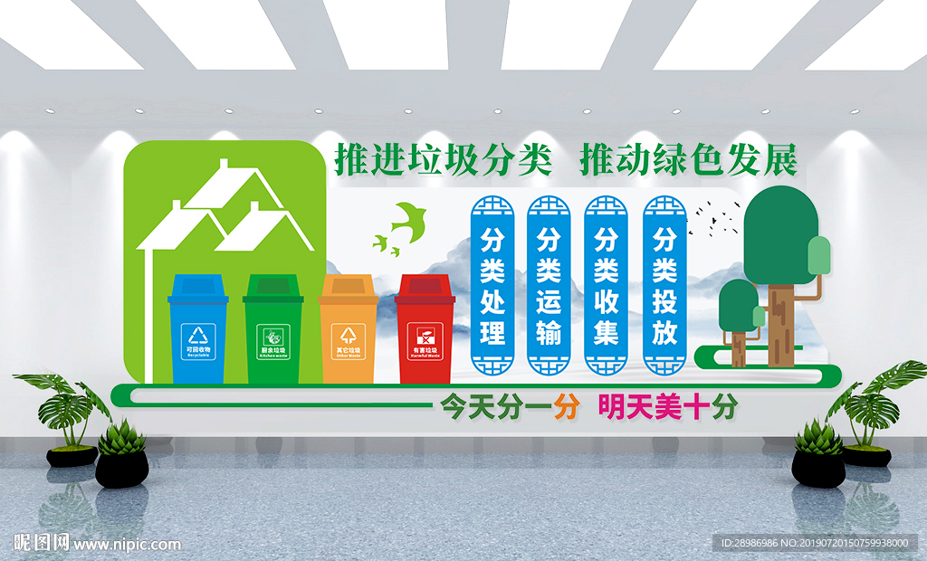 垃圾分类文化墙
