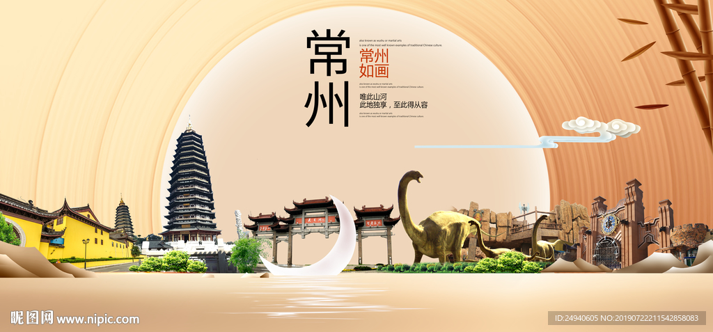 常州印象中国梦城市形象海报广告