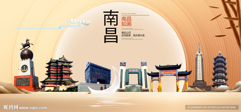 南昌印象中国梦城市形象海报广告