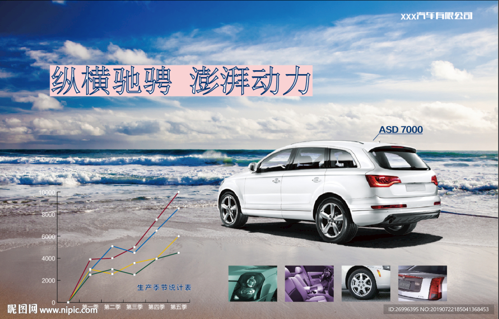 汽车宣传海报版面