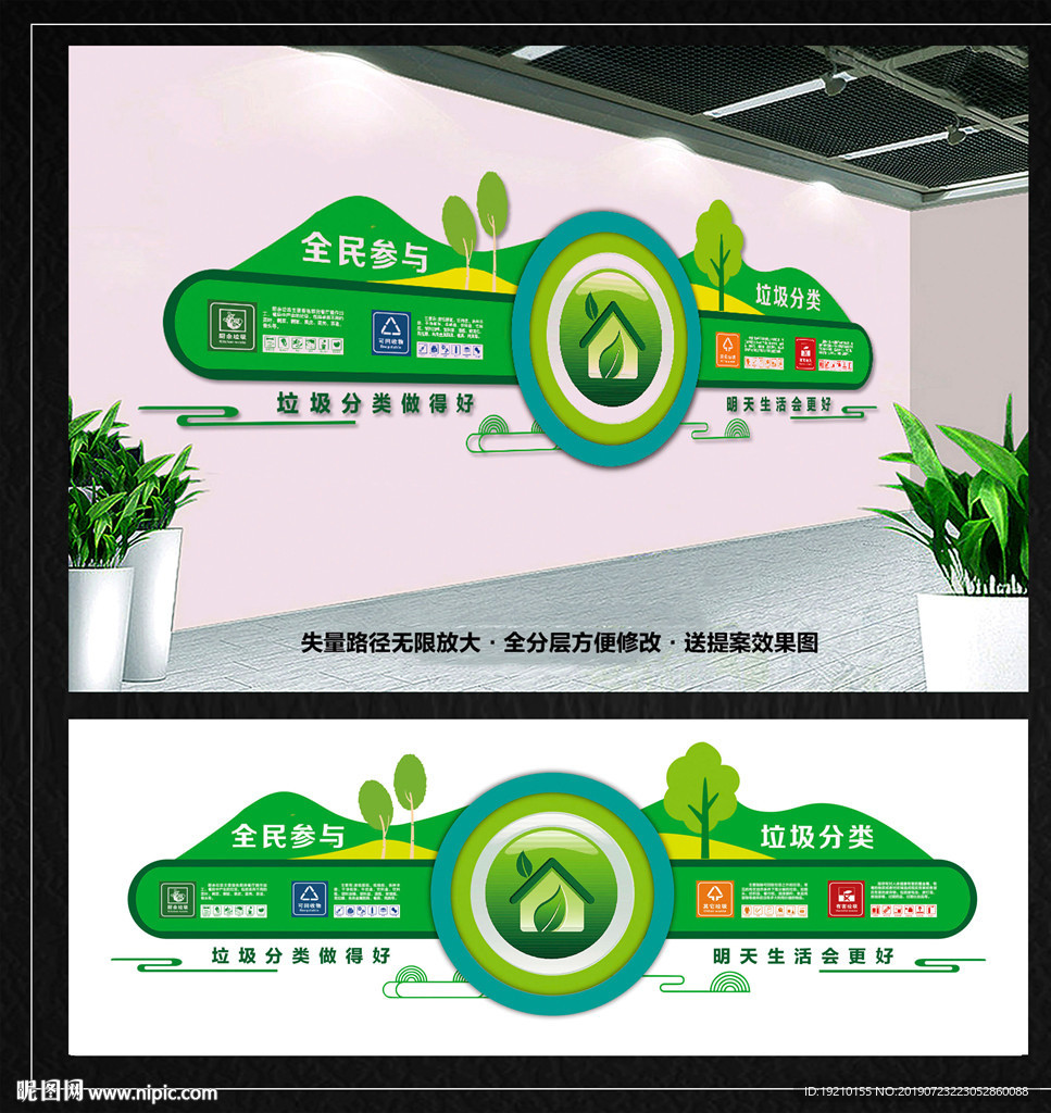 垃圾分类文化墙