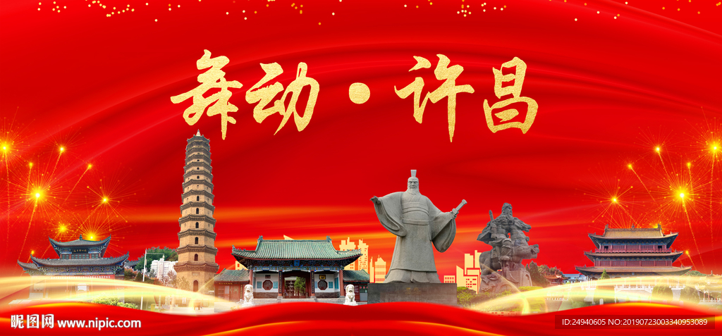 魅力许昌中国梦城市形象海报广告