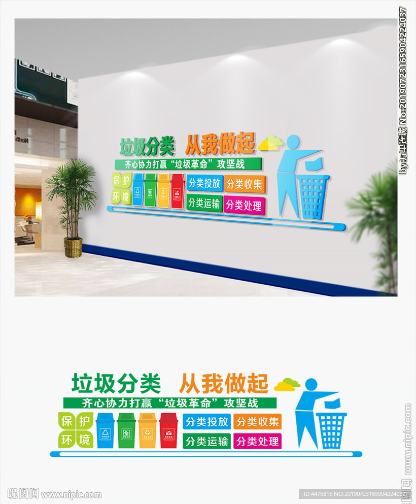 垃圾分类文化墙
