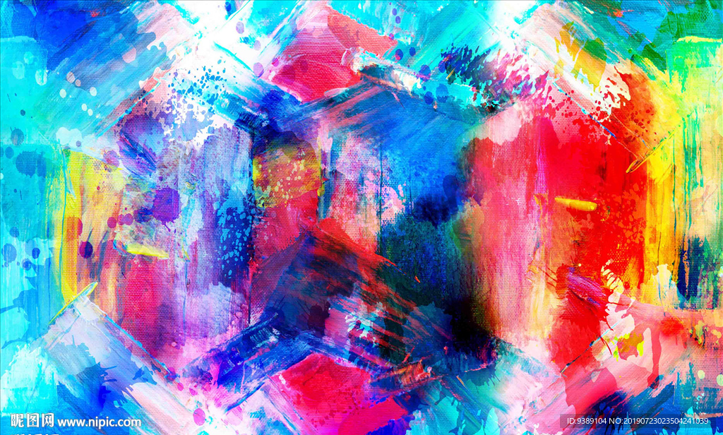 抽象油画