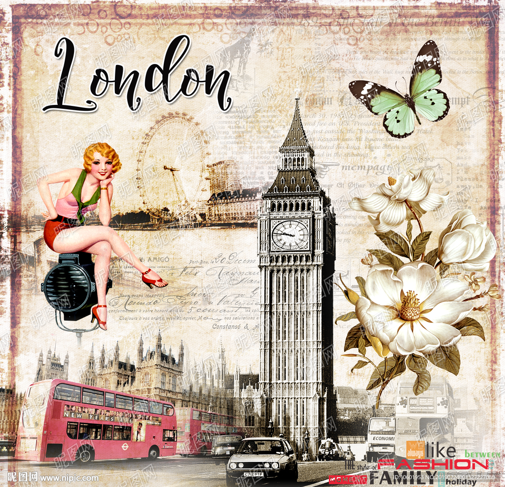 欧美风格装饰画