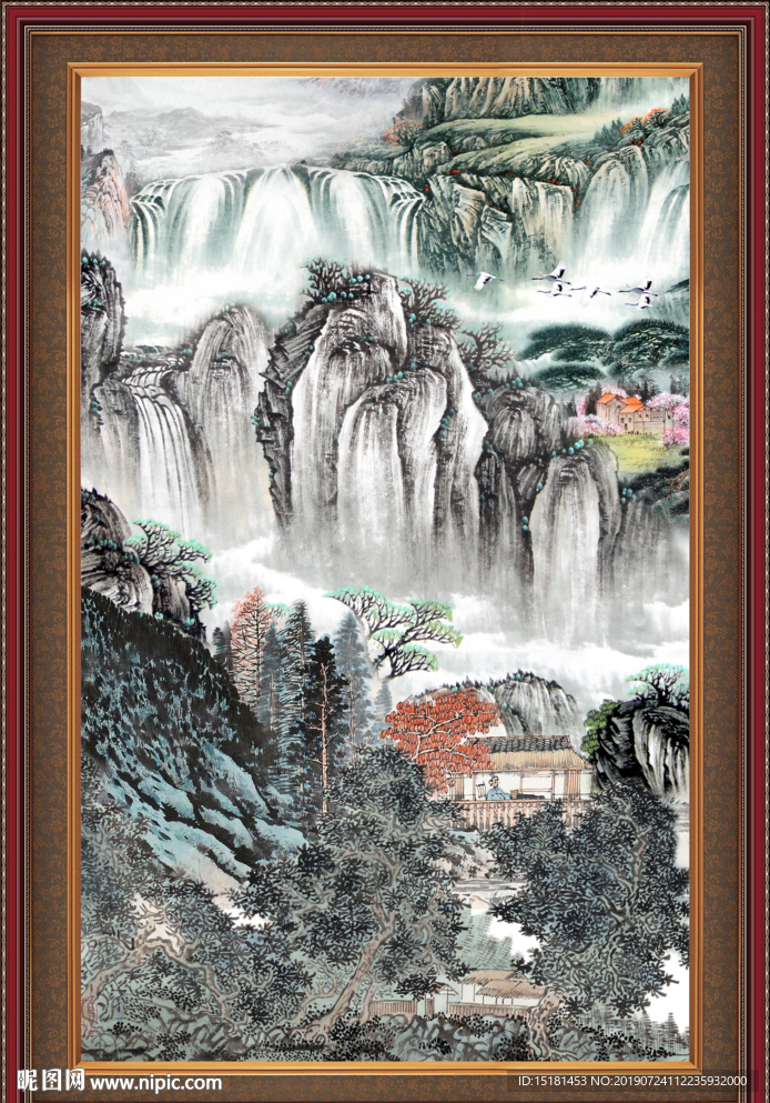 巨幅山水画