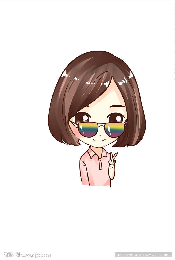 原创Q版 PSD精细分层人物