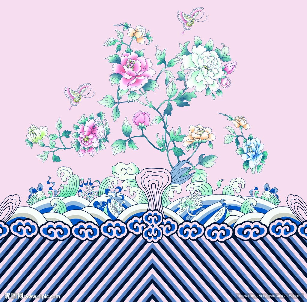 手绘花