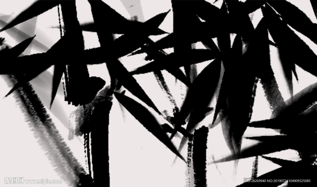 水墨竹子