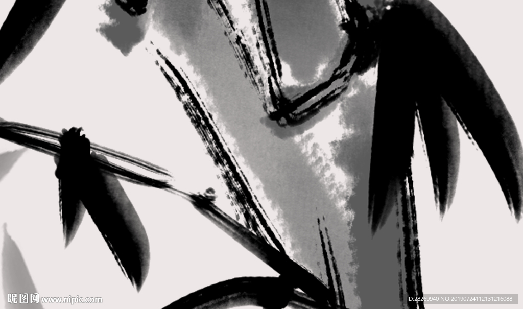 水墨竹子