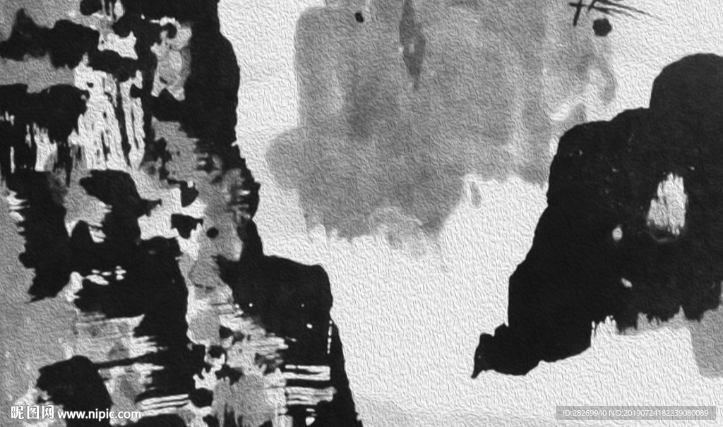 水墨抽象画