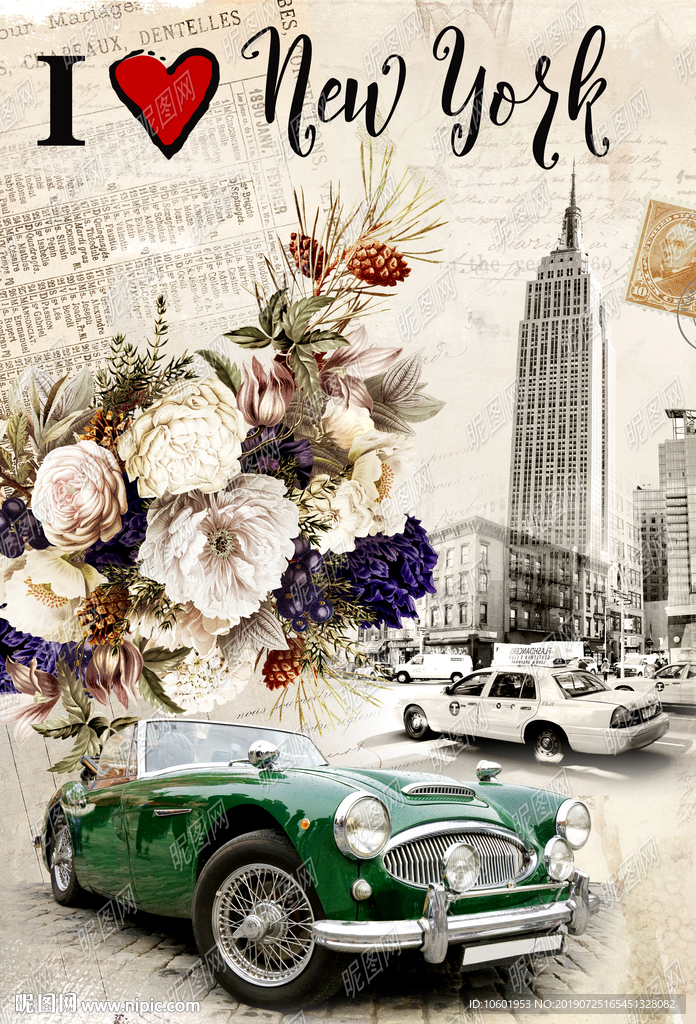 欧美风格装饰画