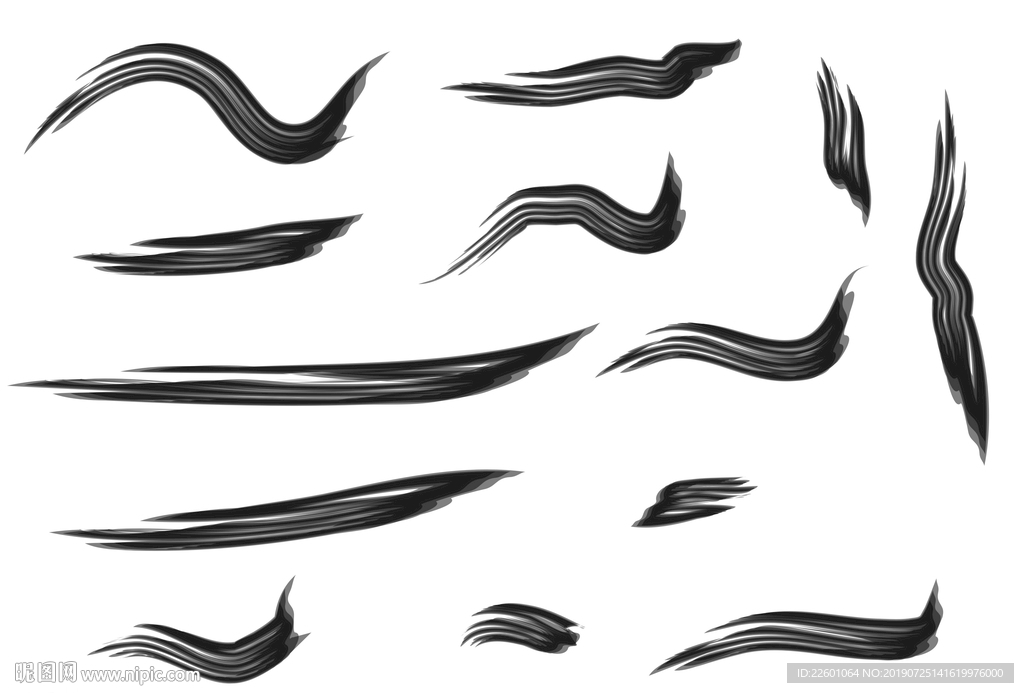 CDR笔刷矢量图源文件