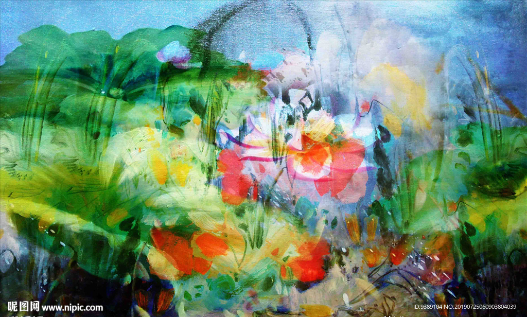 花卉油画