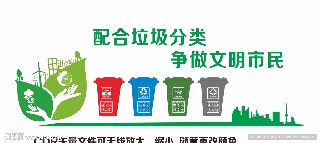 垃圾分类墙