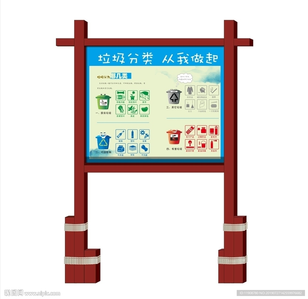 垃圾分类橱窗设计