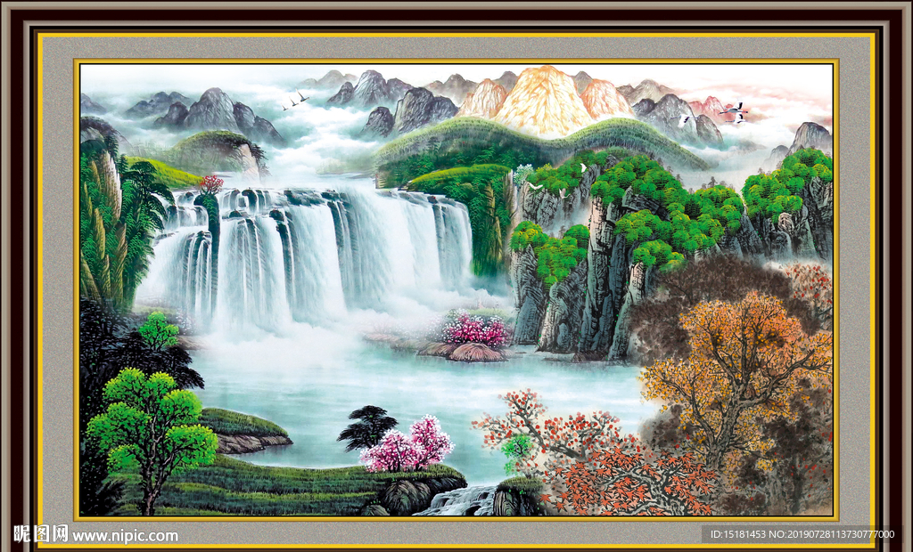 山水风景图