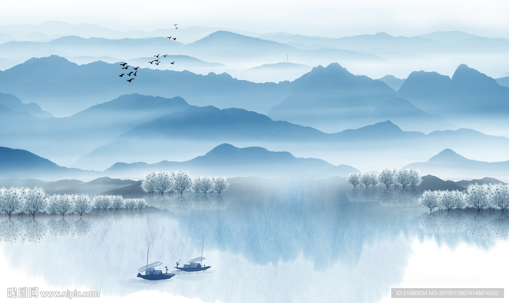 新中式山水