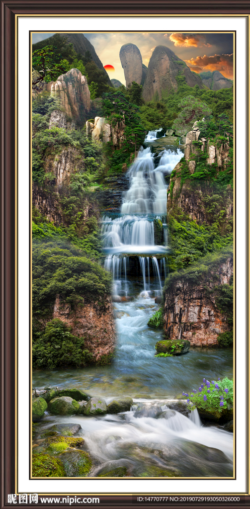 玄关山水画