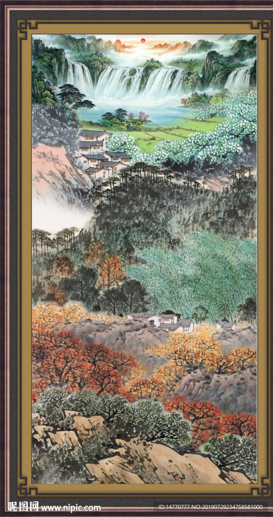 山水风景图