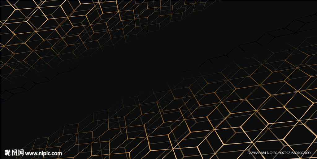 矢量六菱形立体背景