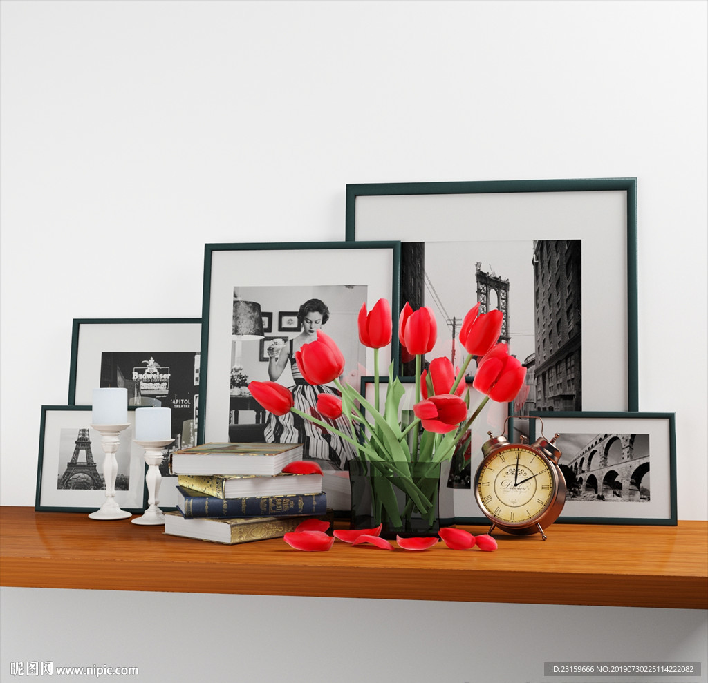 装饰品组合套装模型