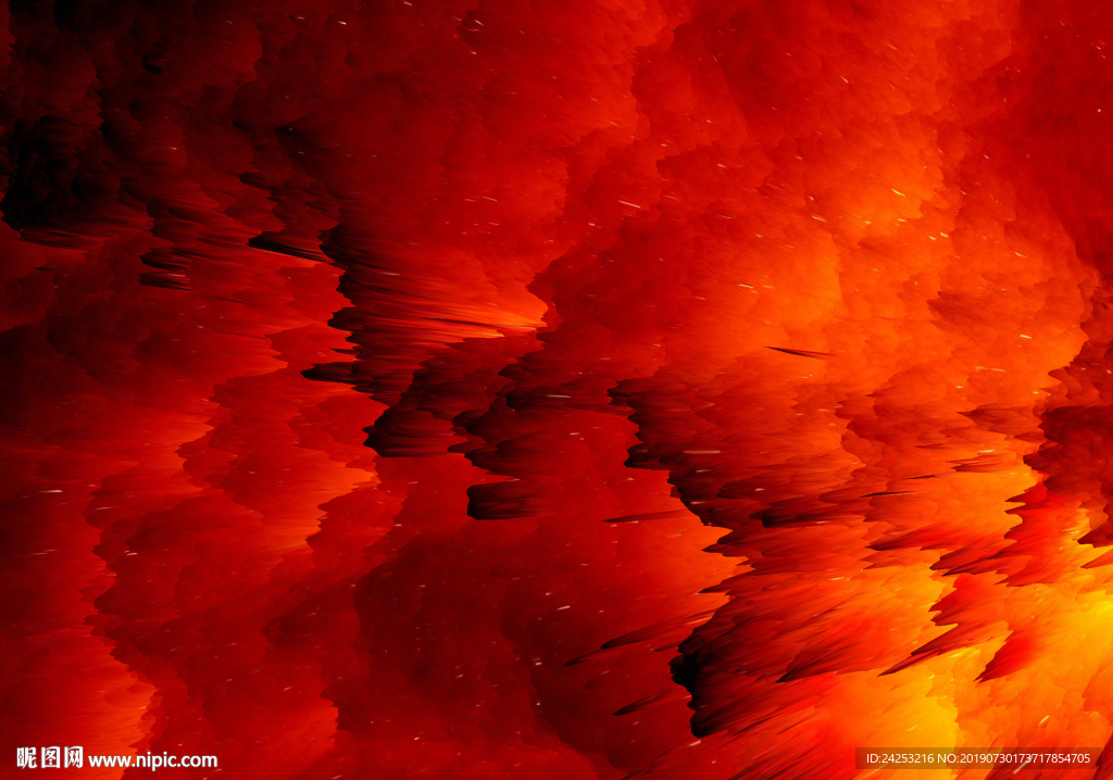 3D科幻火焰酷炫背景图