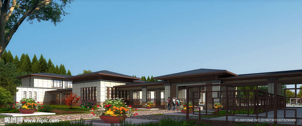 气象站办公楼效果图