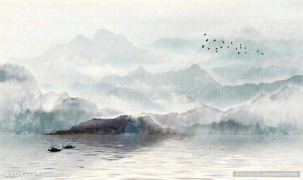 新中式山水