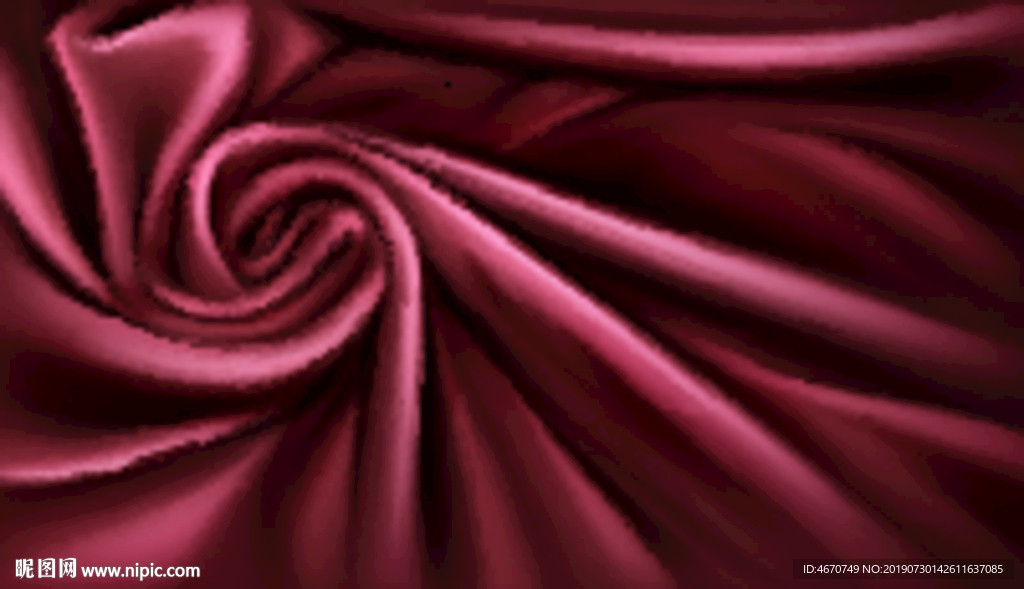 酒红丝绸背景 奢华珠宝广告背景