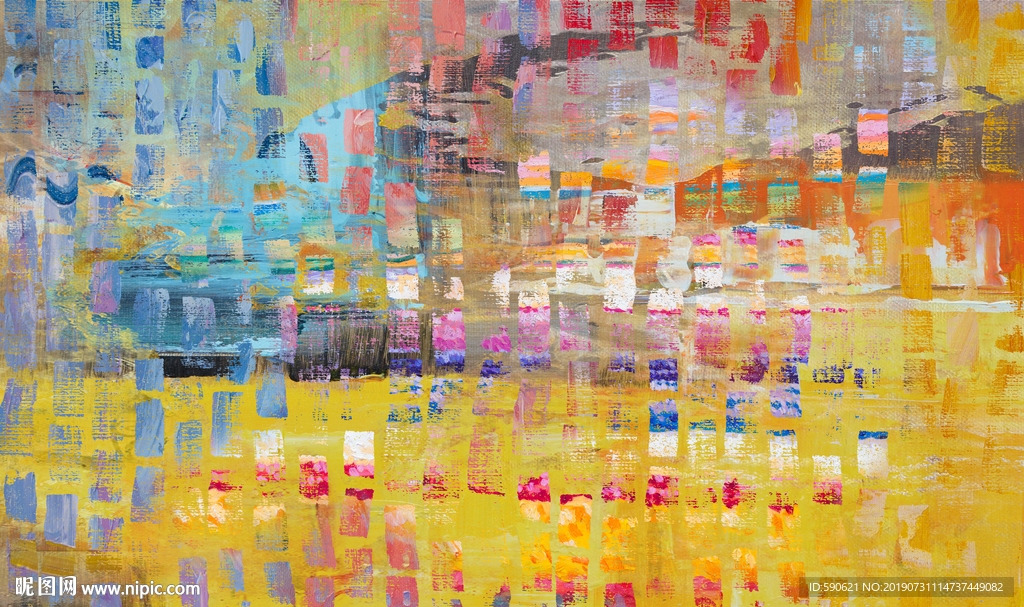 抽象油画