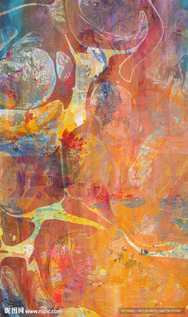 抽象油画