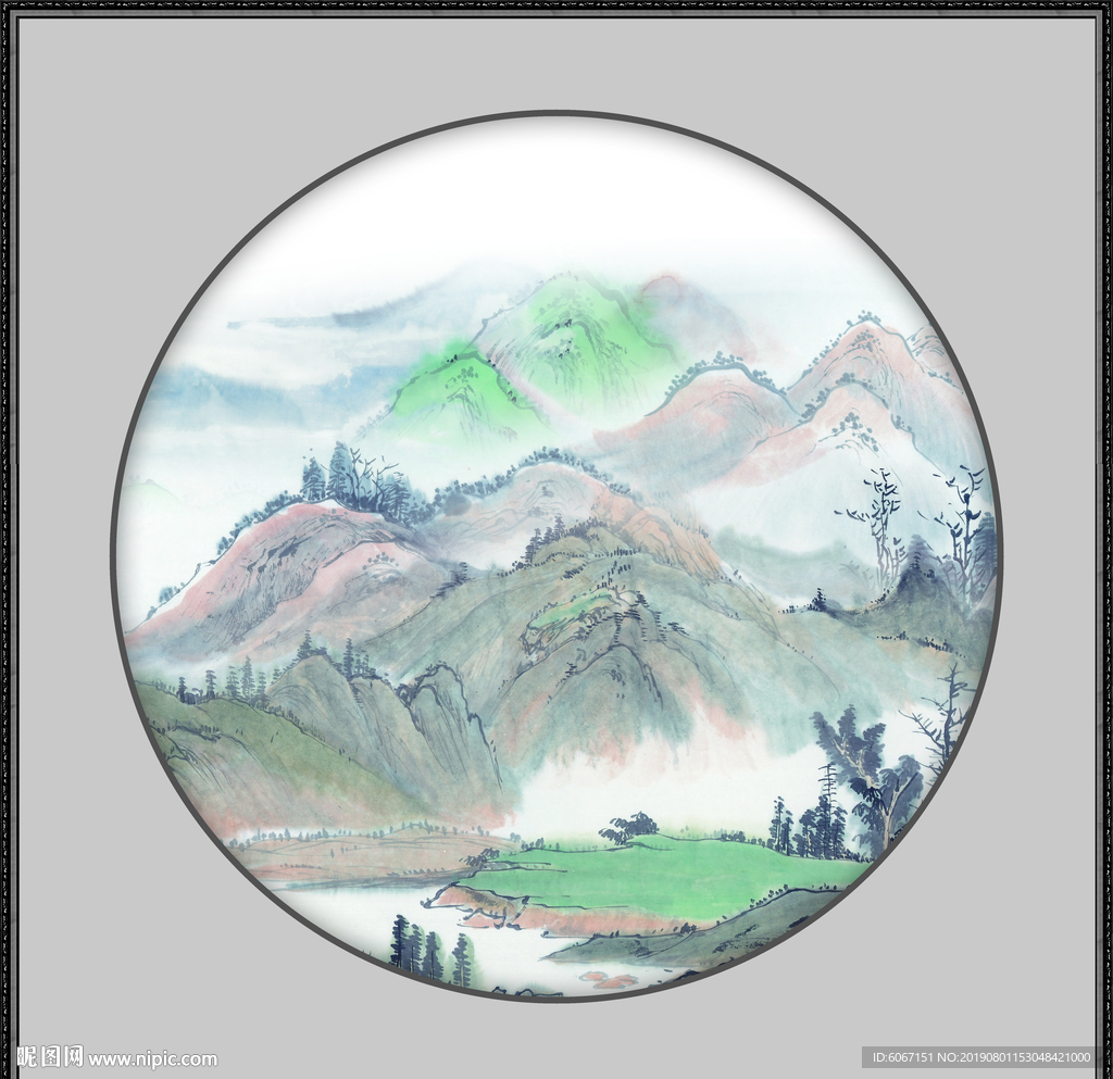 新中式山水画