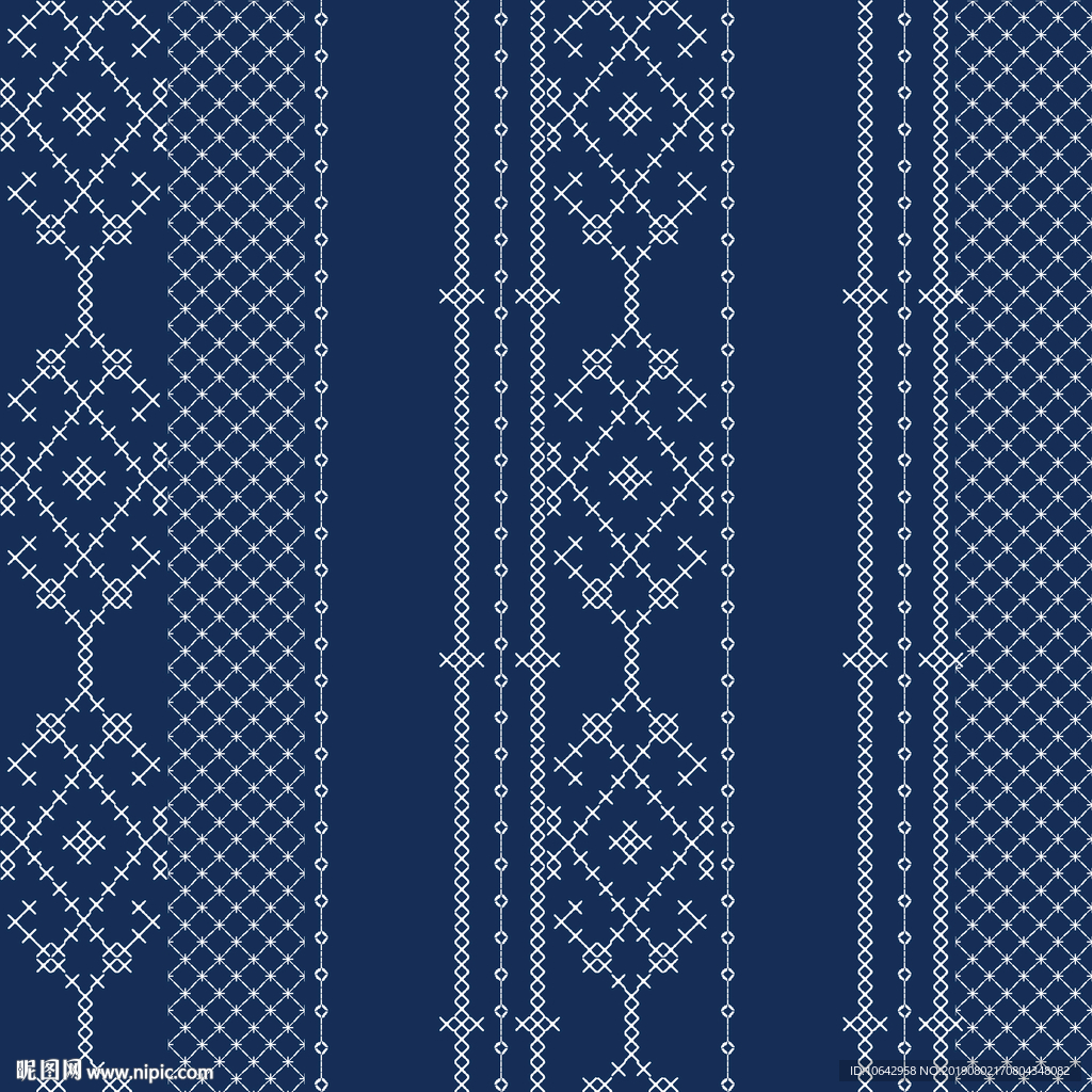 十字绣民族图案