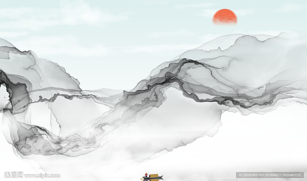 禅意水墨画