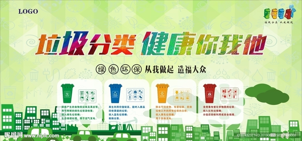 垃圾分类标语 垃圾分类海报