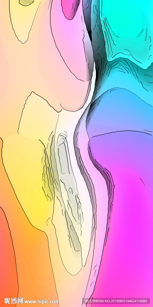 抽象画