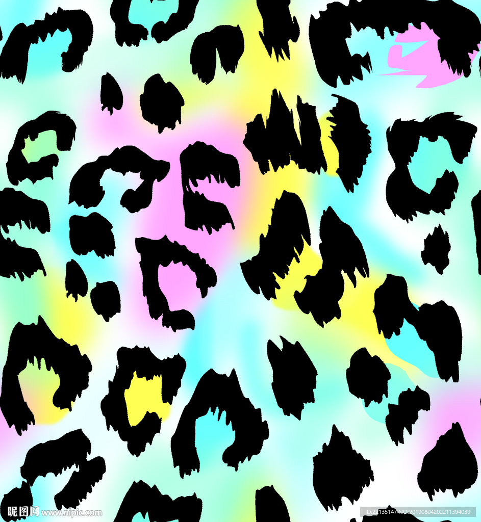 豹纹 底色分几层