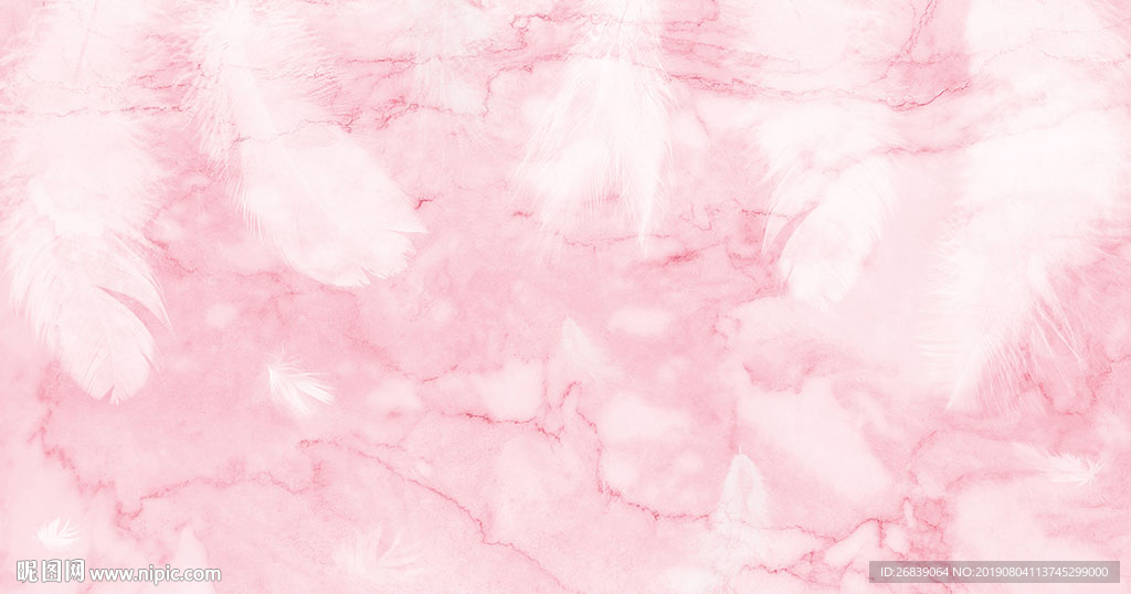 羽毛大理石背景墙