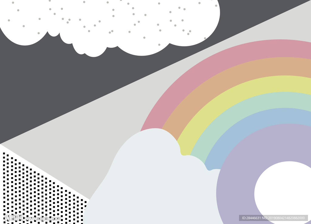 卡通儿童房背景墙