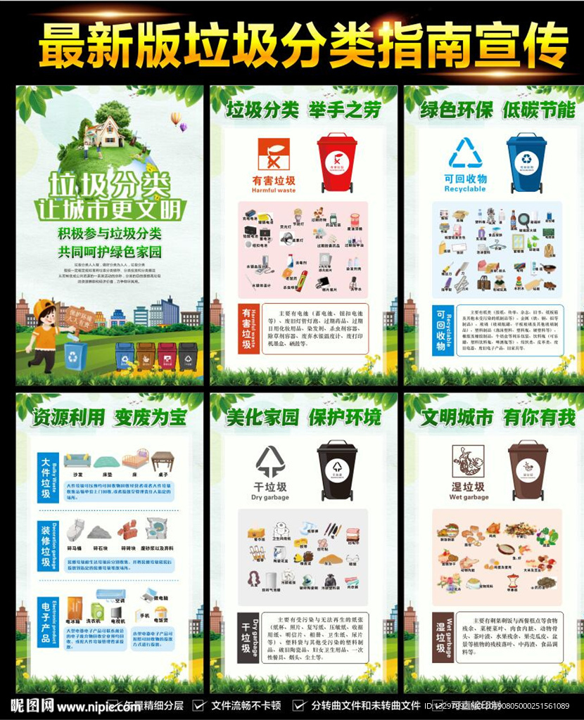 垃圾分类海报