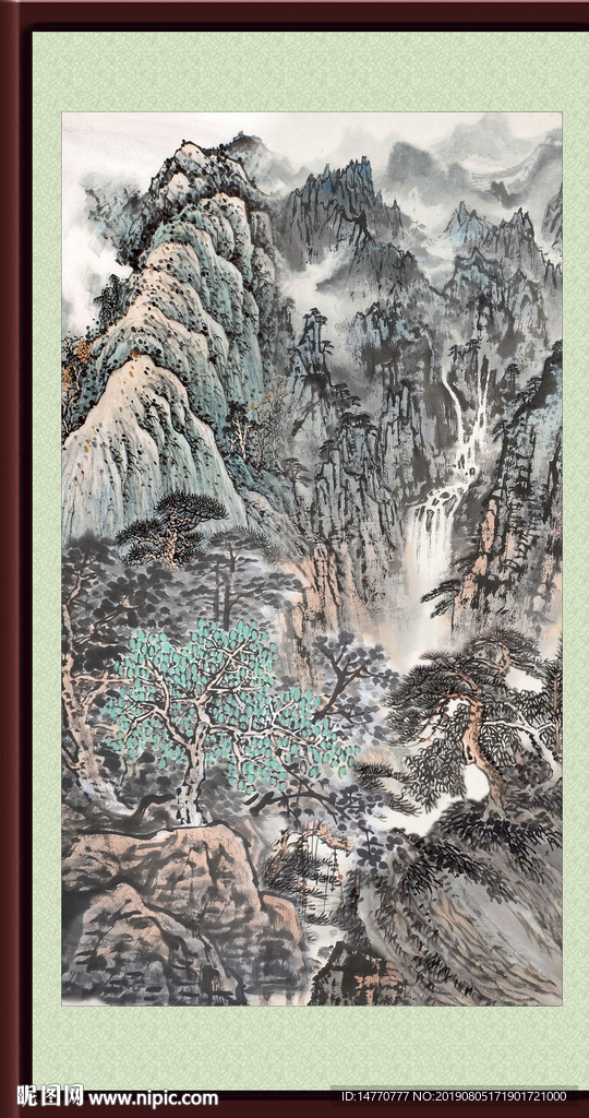 巨幅山水画