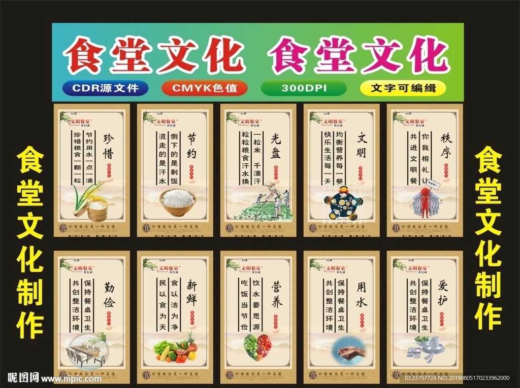 食堂文化绿色著作