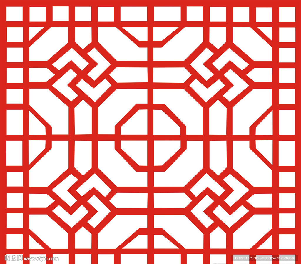 花格镂空花框