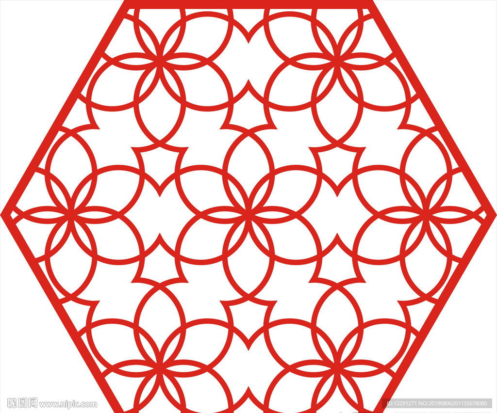 花格镂空花框