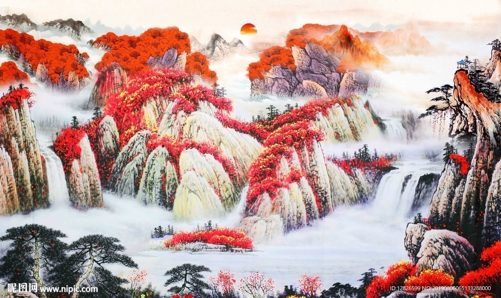 聚宝盆背景墙