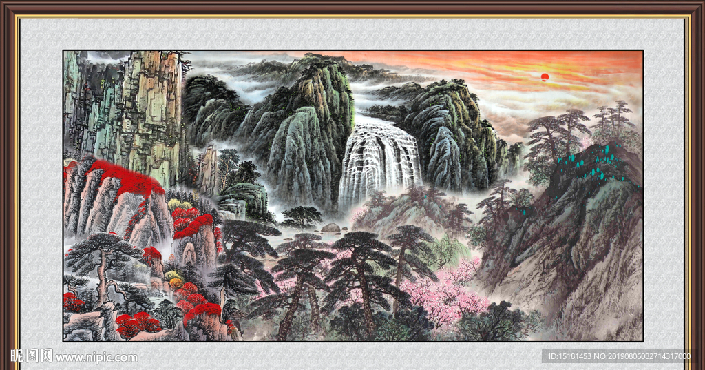 聚宝盆山水