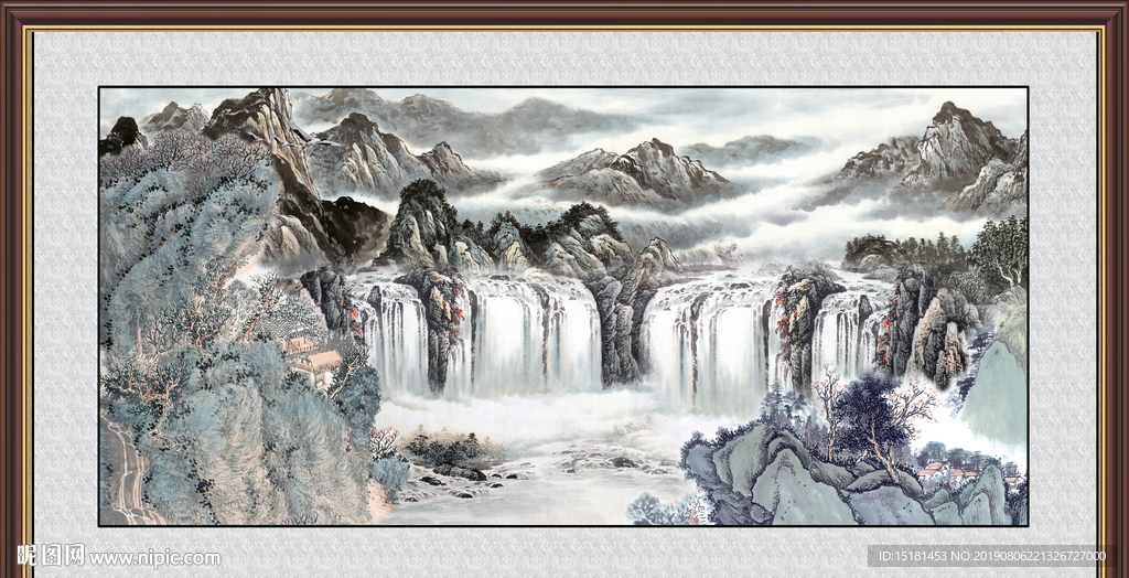 聚宝盆山水